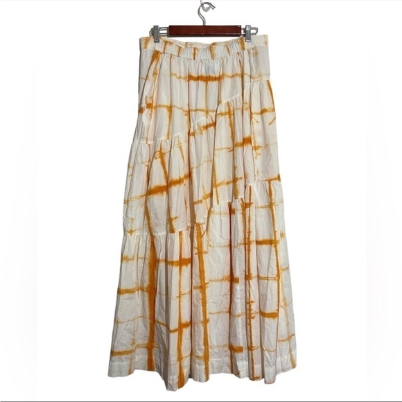 SWF Revolve Anthropologie Sunscape Tie Dye Tiered Maxi Skirt size medium NWT - Picture 6 of 6